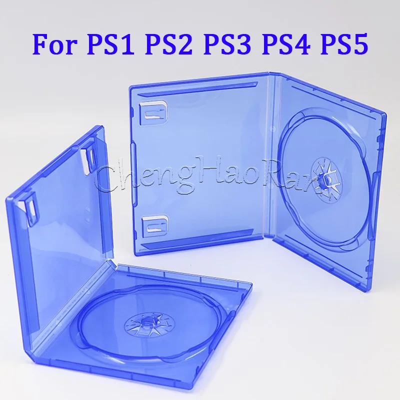 1PC Für PS1 PS2 PS3 PS4 PS5 Spiel Disc Lagerung Shell Abdeckung Leere CD DVD Box Fall Ersatz für PS4 Reparatur Zubehör Image