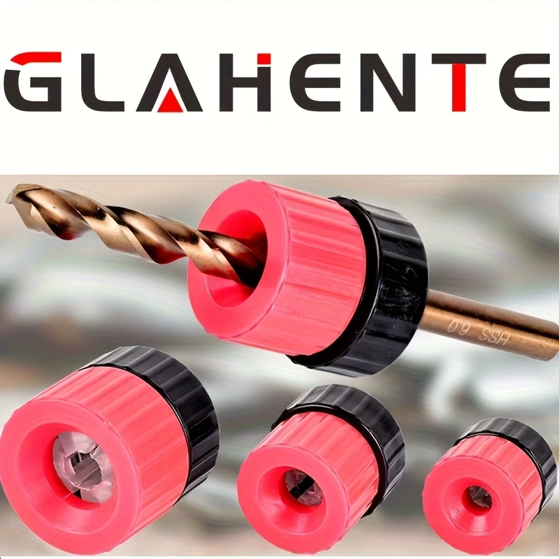 3-Piece Drill Depth Stop Set - Adjustable 3-13mm Plastic Limit Rings for Woodworking, Precision Hole Drilling Guide