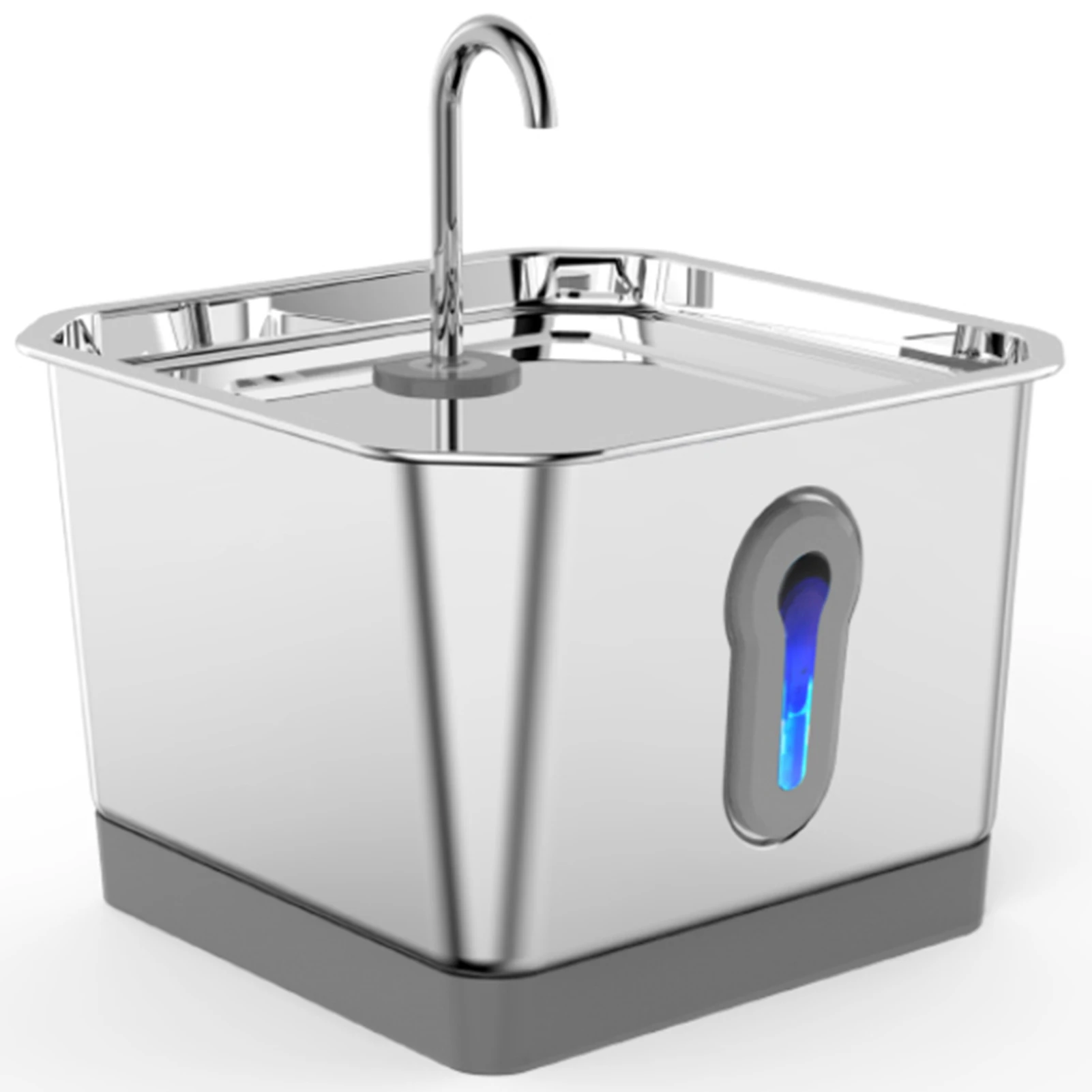 4L Katzenwasserbrunnen APP-Steuerung Haustierwasserbrunnen zum Trinken Automatischer Katzenwasserspender Wasserstand Fenster Leise Pumpe Image