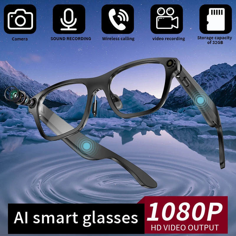 2025 neue Smart-Brille für Xiaomi 20-Megapixel-Kamera 1080P Video AI Interaktive Übersetzung Smart-Brille IOS Andirod-Brille Image