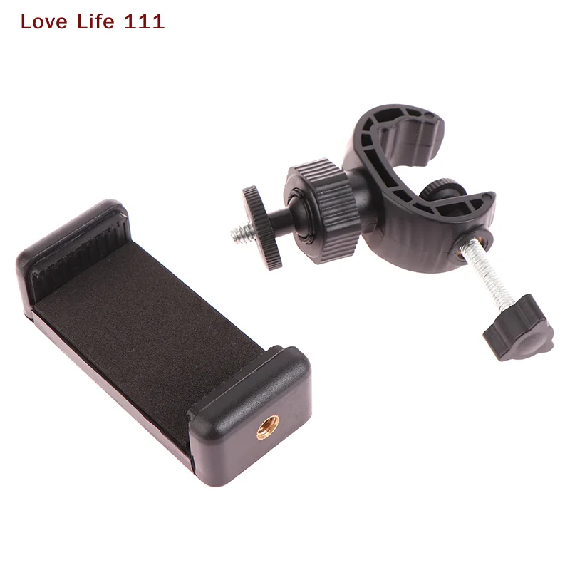 New Phone Bracket Mobile Cell Support Clip For All Smartphones Phone Holder Mount Stand Microphone Stand Mount Tripod