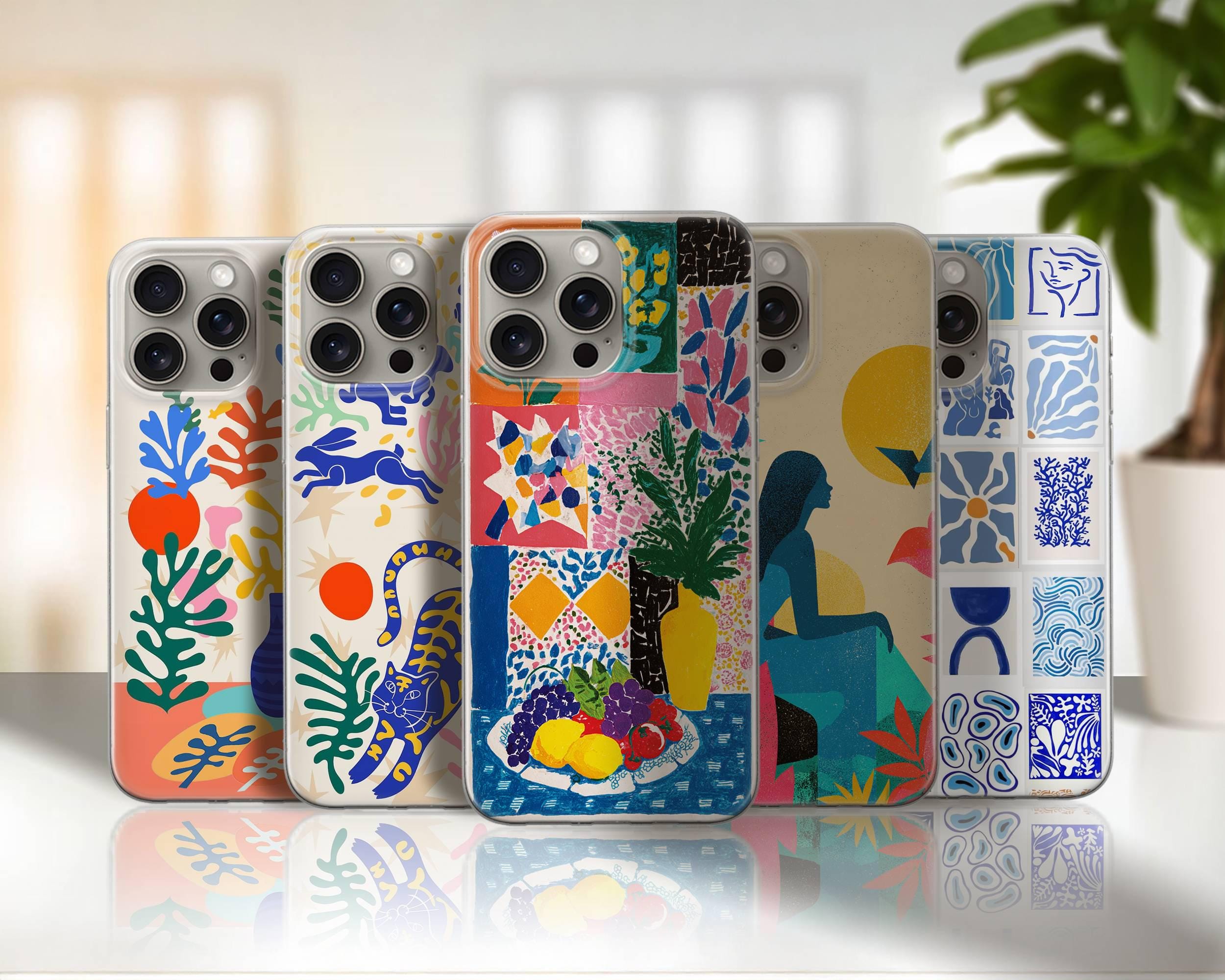 Custodia per telefono Henri Matisse Impressionismo per iPhone 16e, 17 Pro Max, 17 Air, Samsung S25 Edge, A16, Pixel 10, 9A