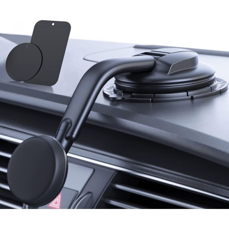 Supporto Per Telefono Da Auto [magneti Potenti] Per Cruscotto E Parabrezza Supporto Per Telefono Con Ventosa Adatto Per Iphone Android Supporto Per Automobile, Di Debuns