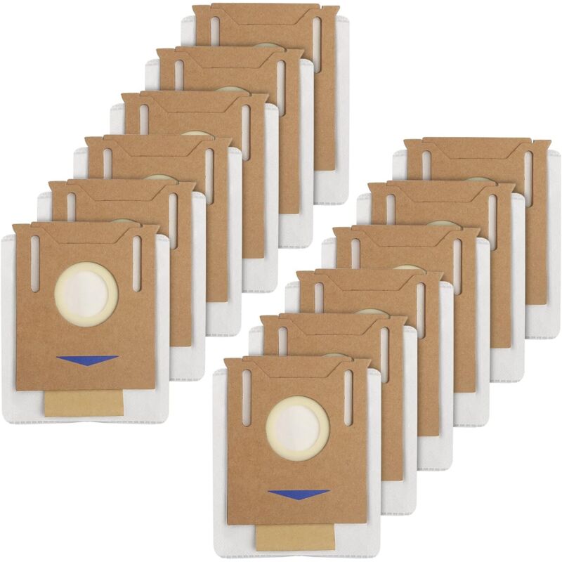 Confezione Da 12 Sacchetti Antipolvere Per Aspirapolvere Robot Yeedi K781+ Vac Station, Sacchetti Antipolvere Sostitutivi Da 2,5 Litri Per Aspirapolvere Robot Ecovacs Deebot Ozmo T8 Aivi T8 Max N8 Pro
