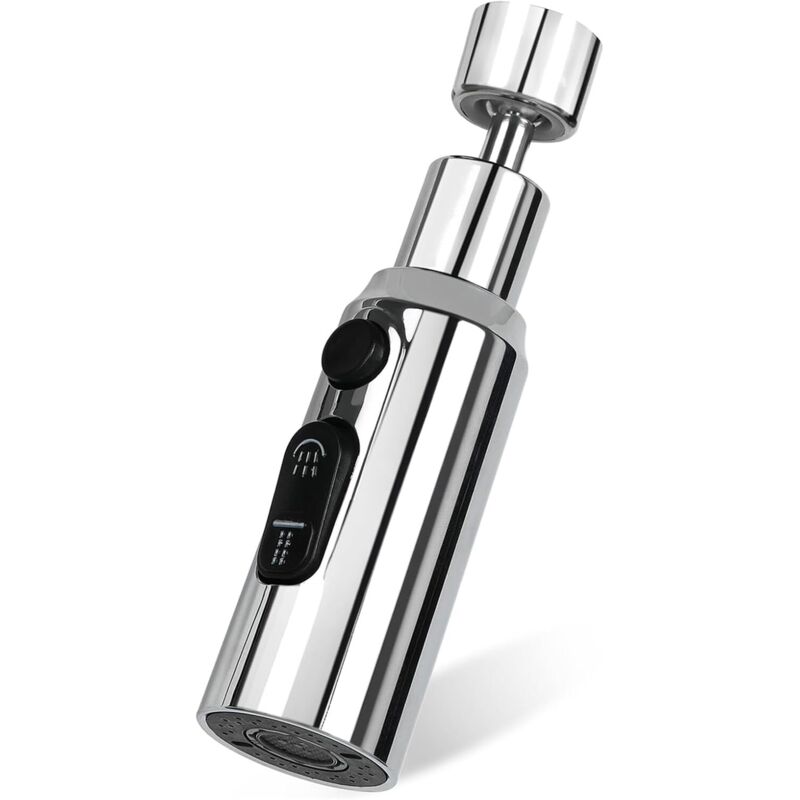 Aeratore Per Rubinetto 3 Modalità 360° Girevole Testa Di Spruzzo Per Lavello Da Cucina Aeratore Per Rubinetto Da Cucina Adattatore Per Ugello Per Rubinetto Da Cucina G1/2 Schiuma Per Rubinetto Fm22