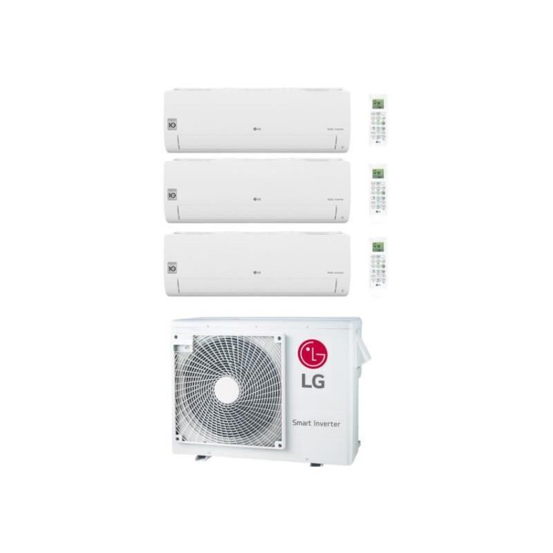Climatizzatore Condizionatore Lg Trial Split Inverter Libero Smart 7+7+7 Con Mu3r19 R-32 - 7000+7000+7000