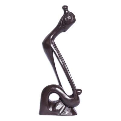 'A Time for Everything' - Handcrafted Abstract Wood Sculpture