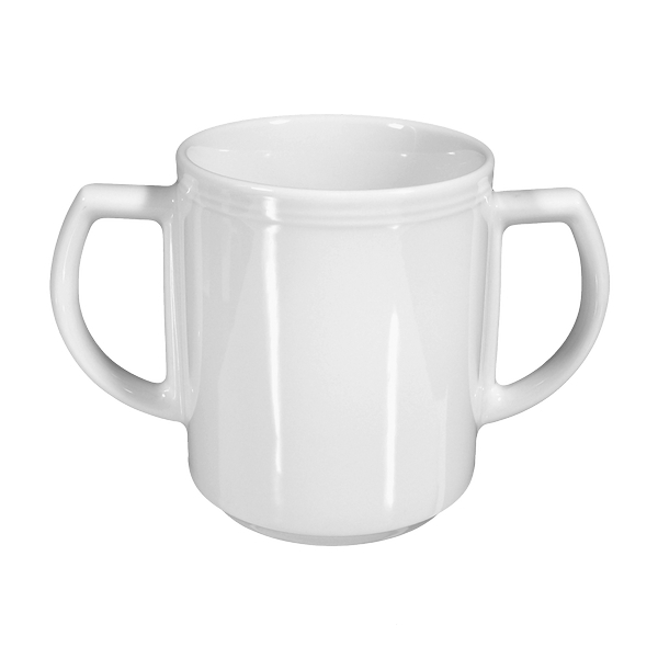 Esmeyer 6 x Seltmann Becher mit 2 Henkel 0,30 l, Form: Vitalis, Dekor: 34688 rote Lanzen Image