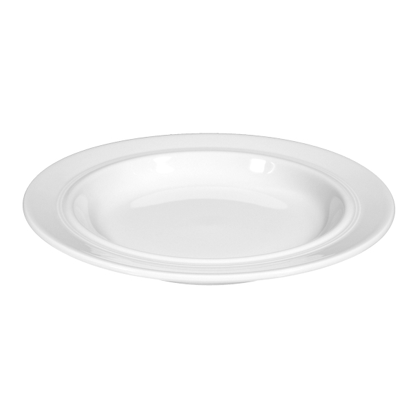 Esmeyer 6 x Seltmann Teller halbtief 25,5 cm, Form: Vitalis, Dekor: 34688 rote Lanzen Image