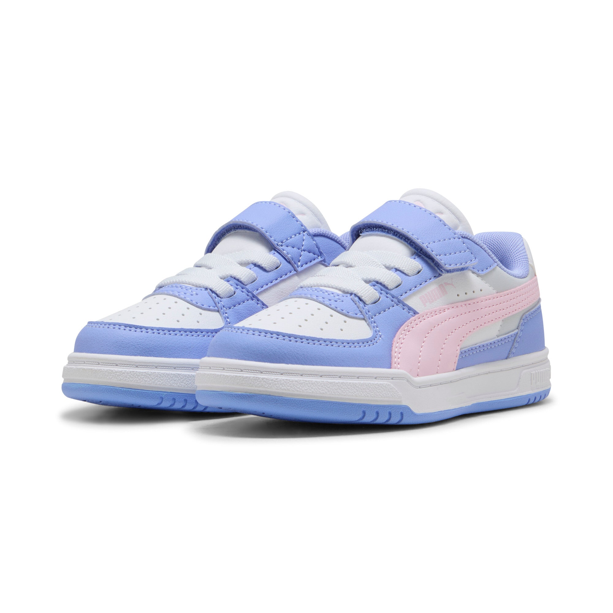Sneaker PUMA "CAVEN III BLOCK AC+ PS", Damen, Gr. 34, intense lavender, pearl pink, puma weiß, Synthetik, unifarben, Schuhe Sneaker