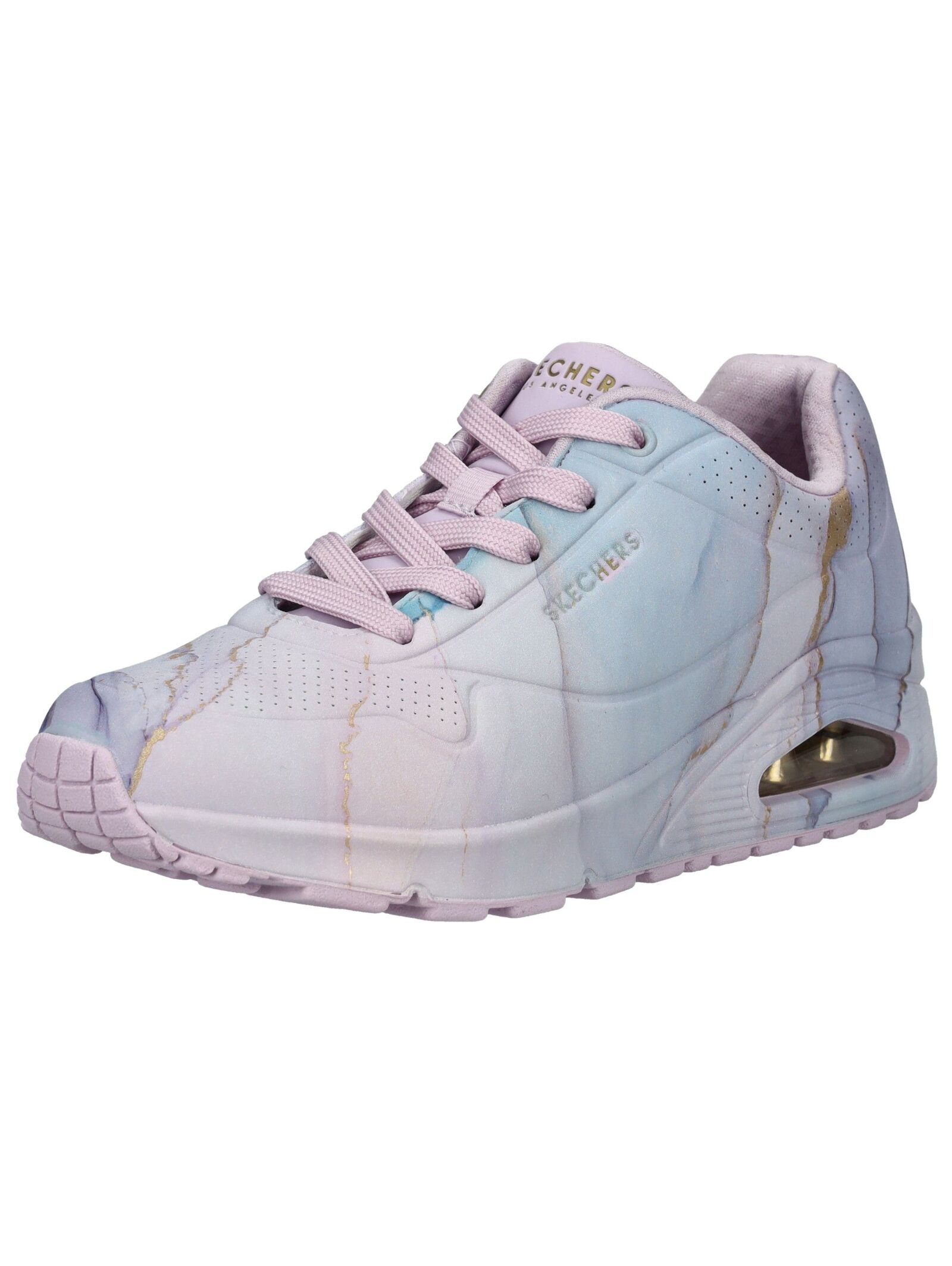 Sneaker SKECHERS "Skechers Sneaker Synthetik", Damen, Gr. 42, lila (violett), Synthetik, Schuhe Sneaker