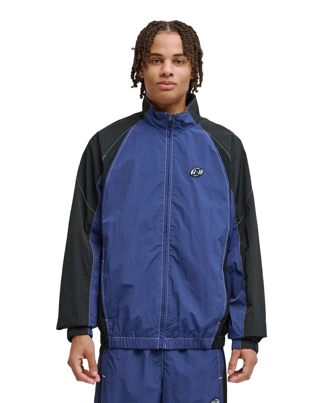 Regenjacke DC SHOES "Flow Track", Herren, Gr. S, estate blau, Obermaterial: 100% Nylon;, Jacken Regenjacke
