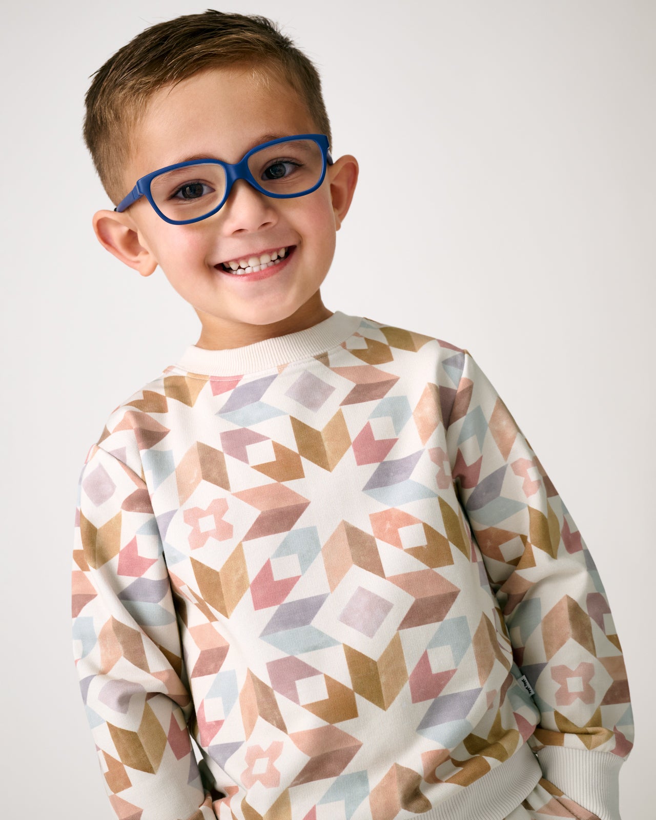 Kaleidoscope Dreams Kids Bamboo Crewneck Sweatshirt - 7