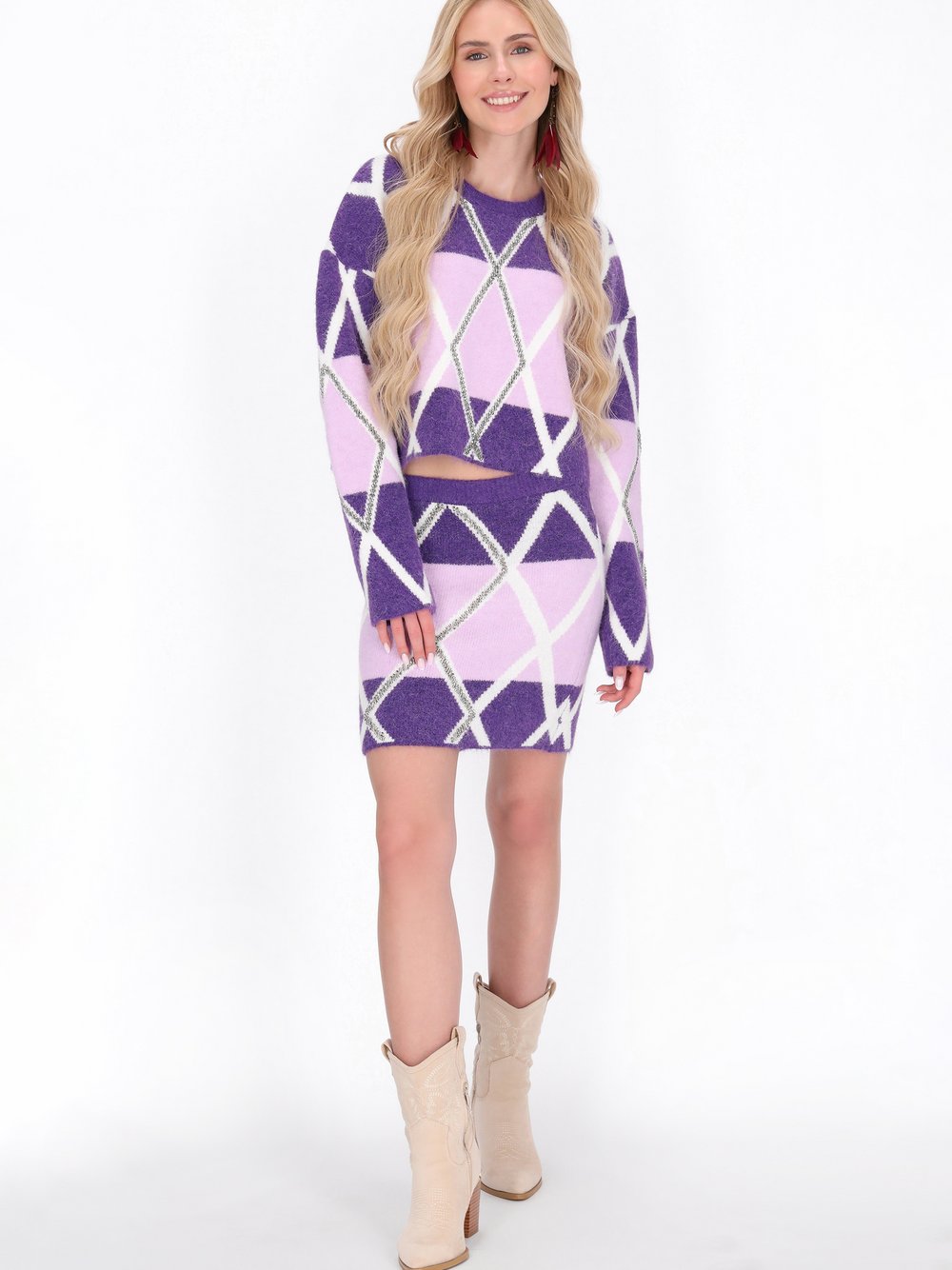 IZIA Rock Damen lila, M/L Image