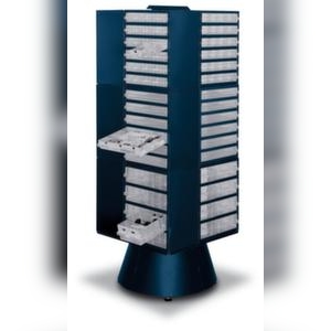 raaco Drehständer für 12 Magazine nach Wahl für Magazin T 250mm, HxB 1600x880mm (ohne Magazin) Image