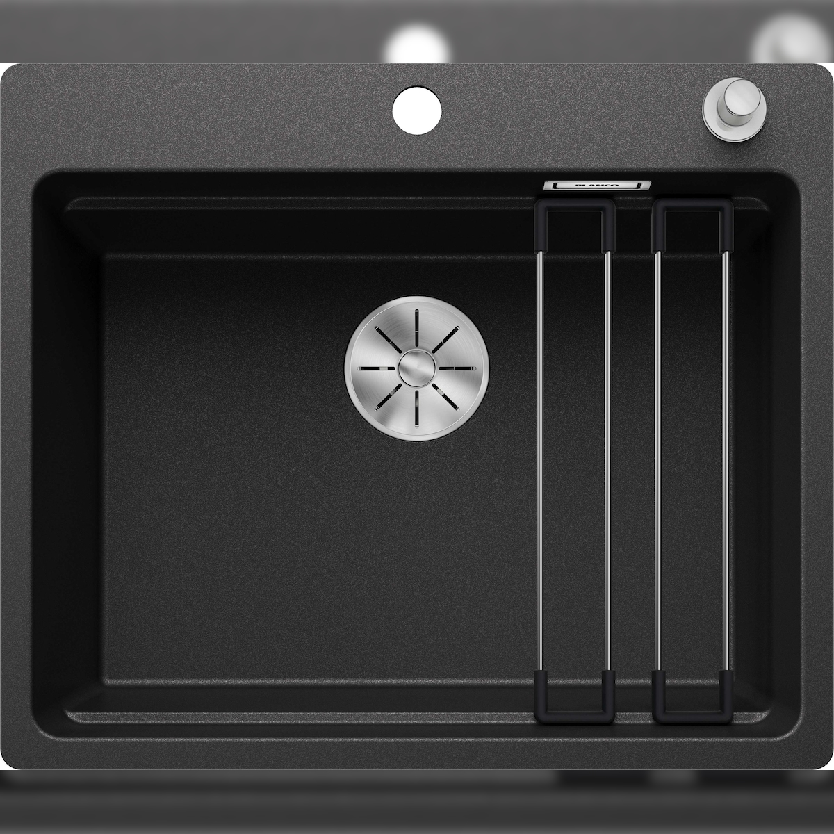 BLANCO GmbH + Co KG BLANCO ETAGON 6-F Einbauspüle SILGRANIT anthrazit ab 60 cm Excenter Image