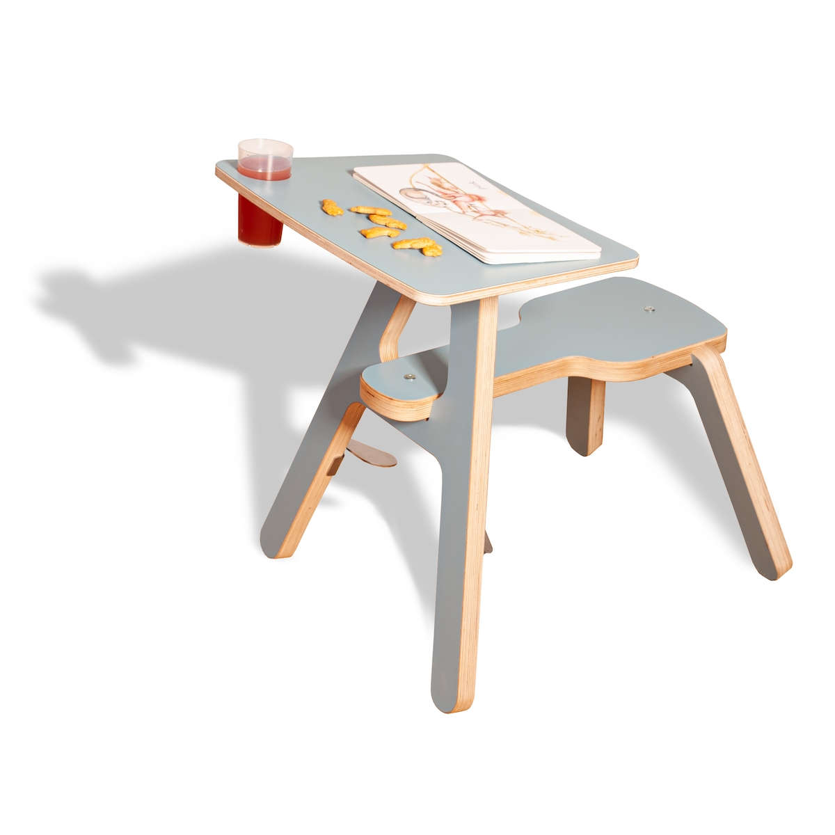 timkid Malbank CLEXO eisblau mit verstellbarer Fußstütze Image