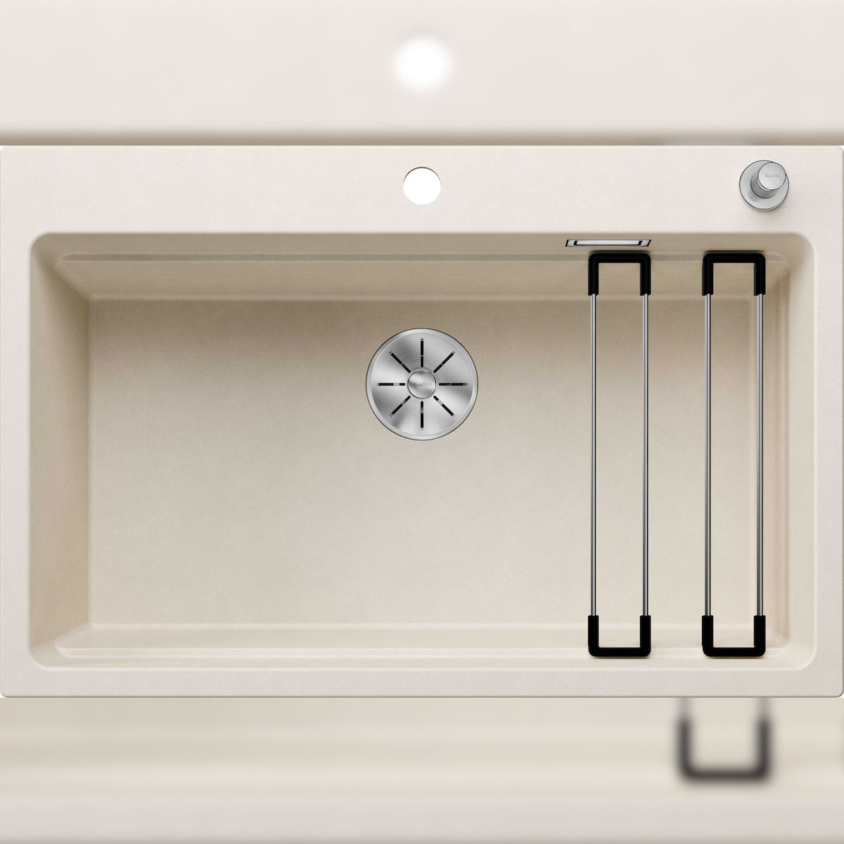 BLANCO GmbH + Co KG BLANCO ETAGON 8 Einbauspüle SILGRANIT softweiß ab 80 cm Excenter Image