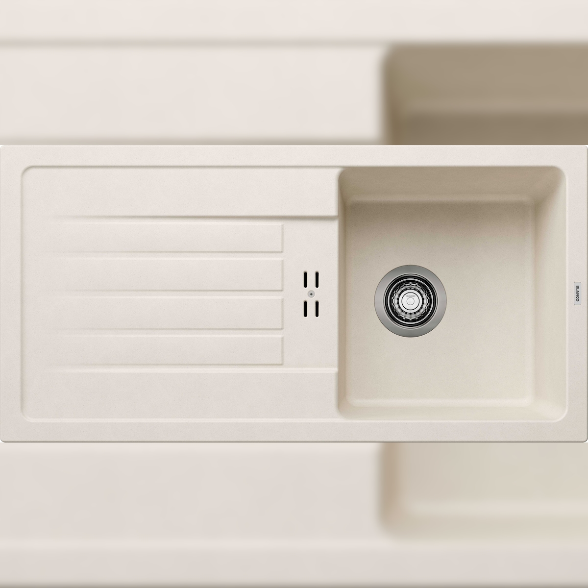 BLANCO GmbH + Co KG BLANCO FAVUM 45 S Einbauspüle SILGRANIT softweiß ab 45 cm Image