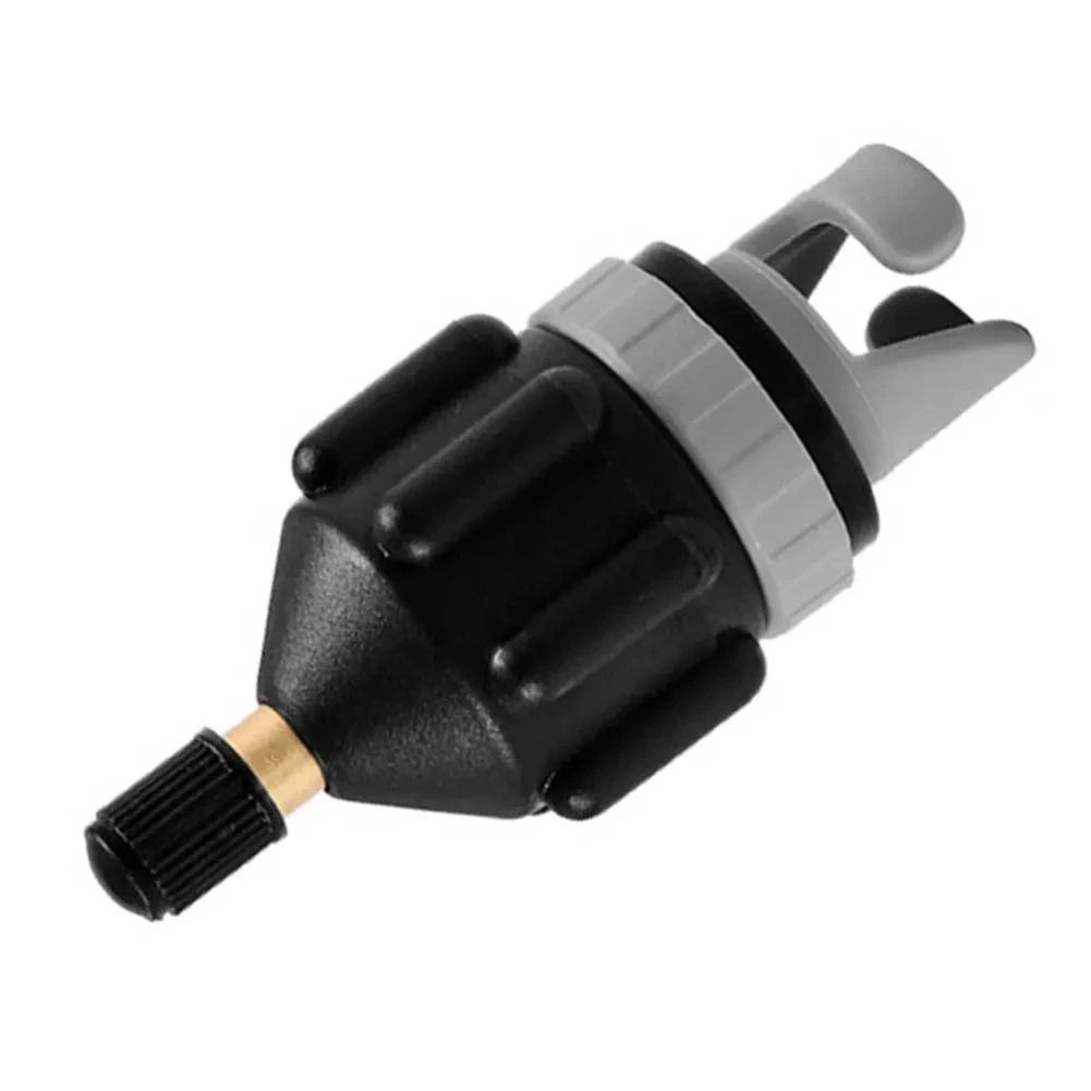 Universal Air Valve Pump Adapter High Performance Inflatable Adaptor For SUP, Kayak & Canoe black