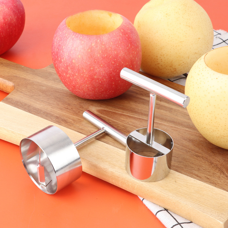 Fruit Core Digger, Stainless Steel Apple Pear Coring Cutter, Pitter Remover Separator For Kitchen Accessories l