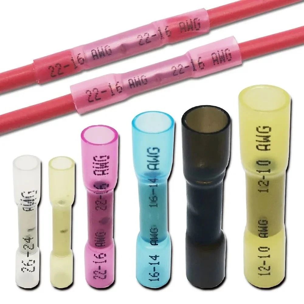 Industrial Waterproof Heat Shrink Wire Connectors yellow 10pcs