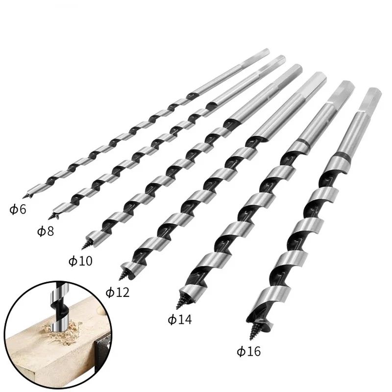 230mm HSS Long Twist Drill Bits For Metal & Wood Deep Hole Center Drilling Set 12mm (15 32 Inches)