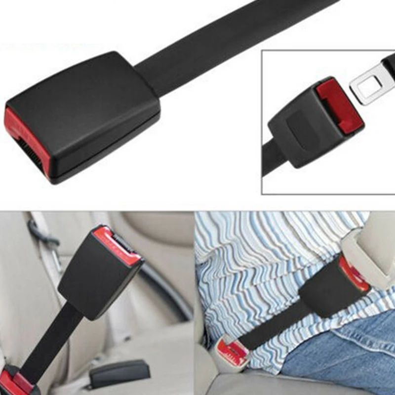 Car Seat Belt Extender Buckle Accessory 36cm 2pcs