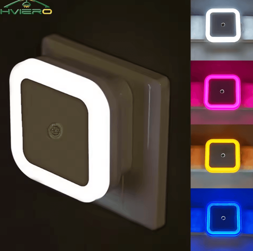 SmartSense Mini Wireless LED Night Light With EU US Plug blue 1pc us