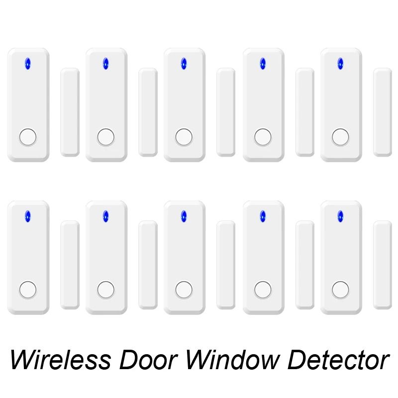 433MHz Wireless Door And Window Magnetic Sensor 10 Pcs
