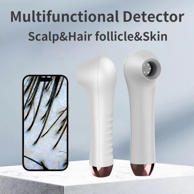 2025 HD Scalp And Skin Analyzer With Hair Follicle Detection And Medical Grade Magnifier with Box