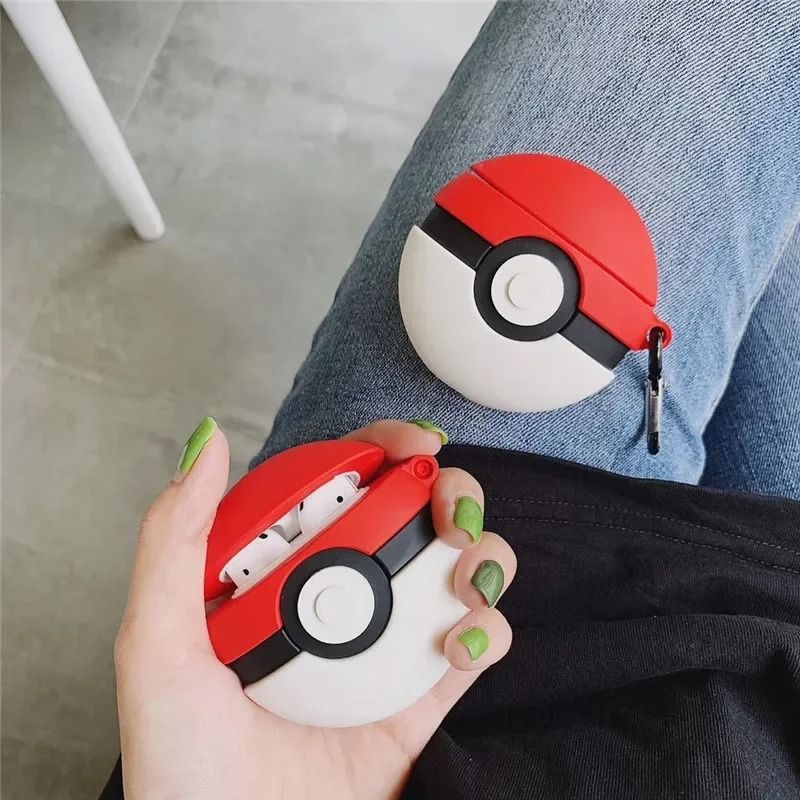 Pokemon Poke Ball Shockproof Protective Case For AirPods airpods Pro 2 2022