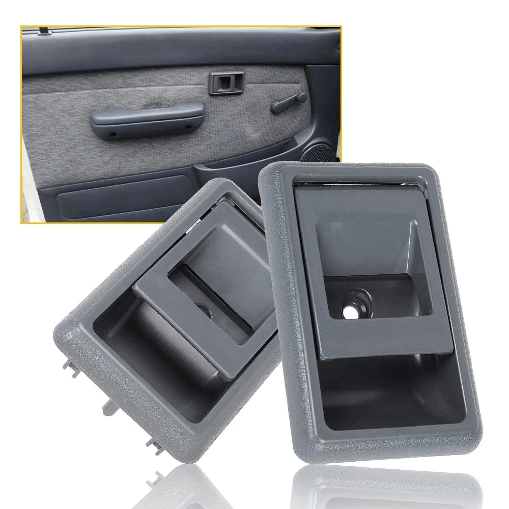 High Quality Grey Interior Door Handles Pair For Front And Rear Positions 1 set