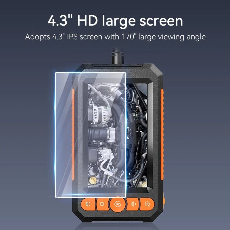 4.3 Inch HD 1080P Industrial Inspection Endoscope signal Lens 32.8 Ft