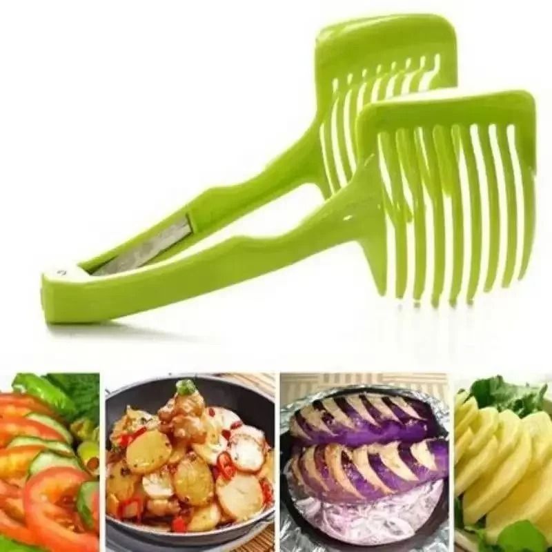 Creative Round Slicing Clamp Multi Functional Fruit & Vegetable Cutter Creative Round Slicing Clamp Multi Functional Fruit & Vegetable Cutter