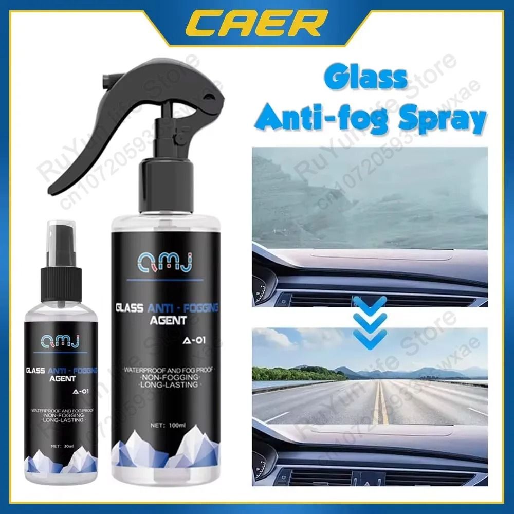 Car Anti Fog Spray Glass Defogger For Windows Mirrors And Windshields 100 Ml