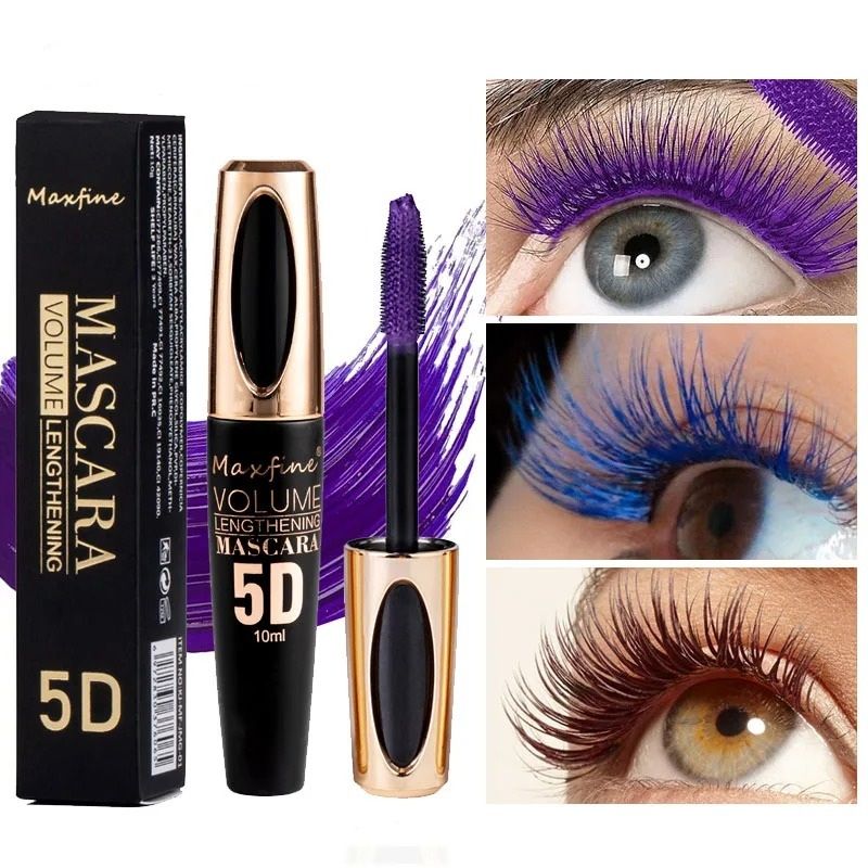 5D Silk Fiber Eyelash Mascara Ultimate Length & Waterproof Volume brown