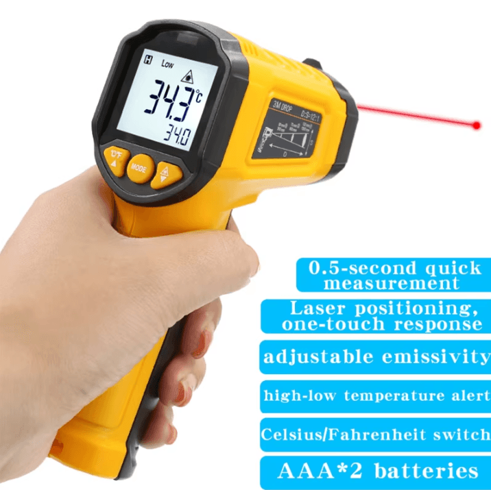 TS380 Infrared Non Contact Thermometer High Precision Handheld Electronic Temperature Gauge (TS600) ts380