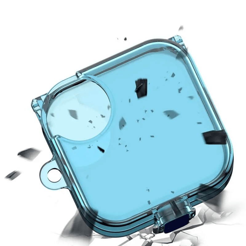 Transparent TPU Earphone Case With Security Lock For CMF Buds Pro 2 transparent Purple