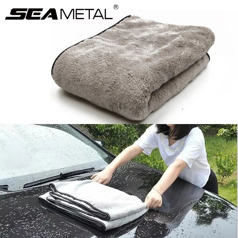 SEAMETAL 39.37x15.75 In Microfiber Car Drying Towel One Pass, Streak Free Shine 39.37 15.75 In