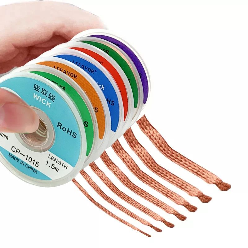 Precision Copper Desoldering Braid With Flux Solder Wick In 1mm 2.5mm 4mm (1.5m Or 3m) 3m 1mm