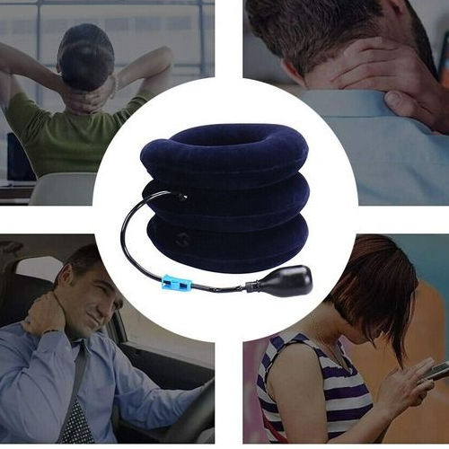 Neck Traction Device For Pain Relief, Adjustable Cervical Collar Brace, Support Therapy Neck Traction Device For Pain Relief, Adjustable Cervical Collar Brace, Support Therapy