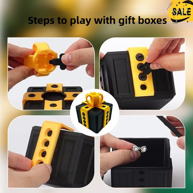 Funny Middle Finger Surprise Gift Box, Christmas Prank Gift, Home And Office Desk Decor For Kids And Adults a