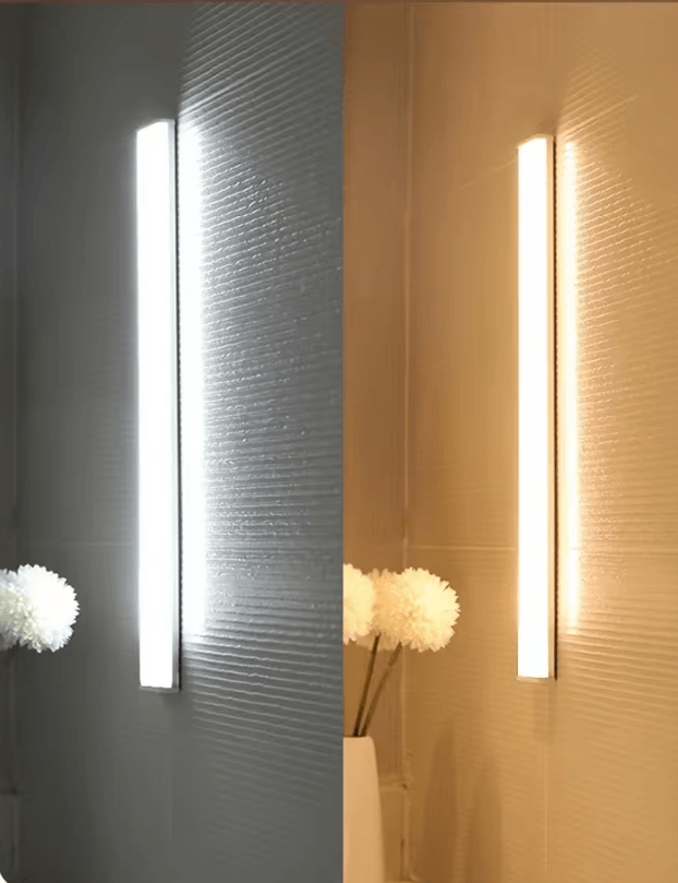 Rechargeable Motion Sensor Light Wireless LED Night Lamp For Cabinets & Stairs 7.87in white