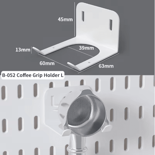 DIY Pegboard Wall Organizer Kit Modular No Drill Hanging Panels For Craft Rooms white Mouse Holder