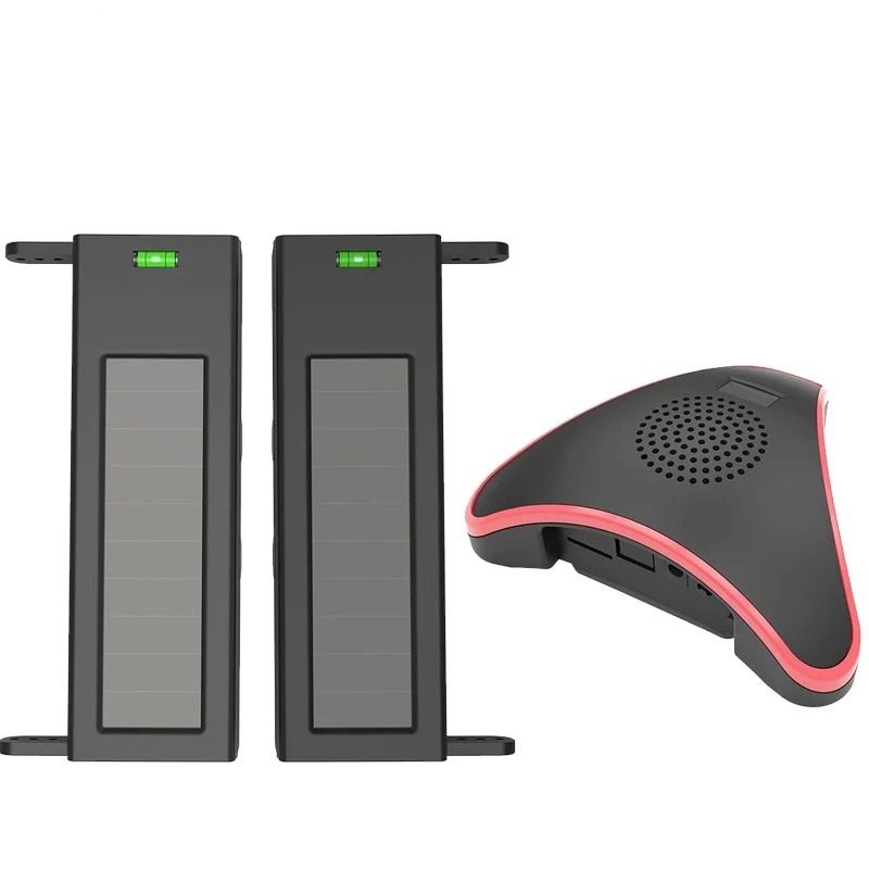 Solar Powered Infrared Beam Driveway Alarm 1300ft Wireless Perimeter Security Solar Powered Infrared Beam Driveway Alarm 1300ft Wireless Perimeter Security