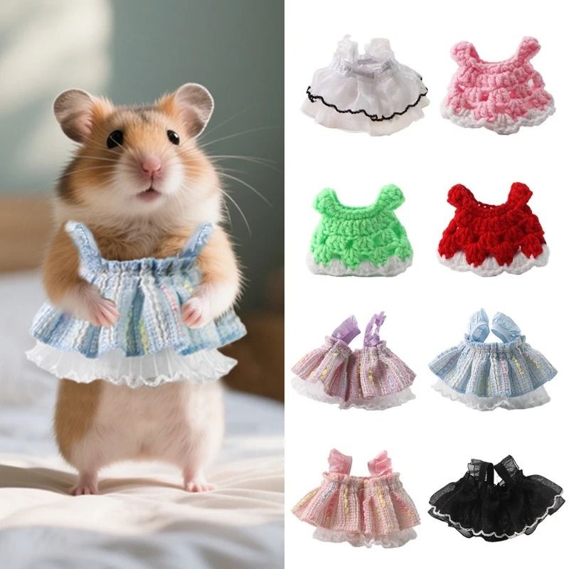 Small Pet Outfits And Hamster Dresses black