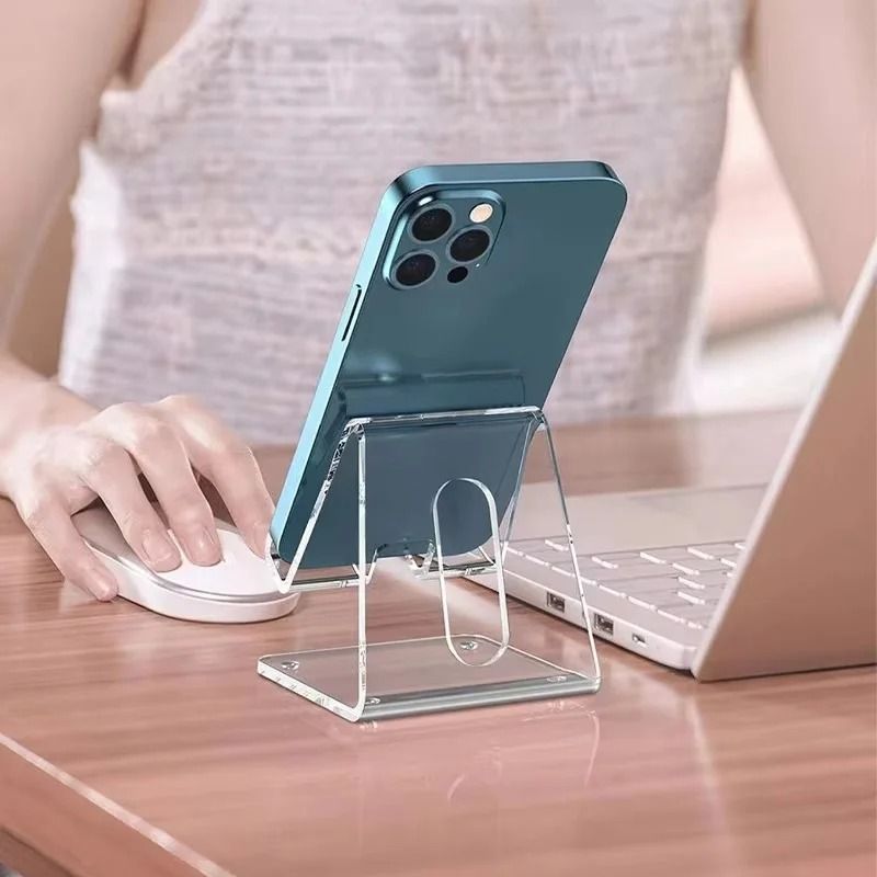 Professional High Clarity Acrylic Smartphone Stand And Minimalist Tablet Display Bracket Professional High Clarity Acrylic Smartphone Stand And Minimalist Tablet Display Bracket