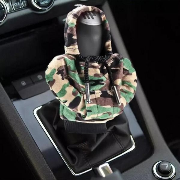 Mini Hoodie Gear Shift Cover, Car Gear Shift Cover For Car Shifter, Interior Trim Protection zinc