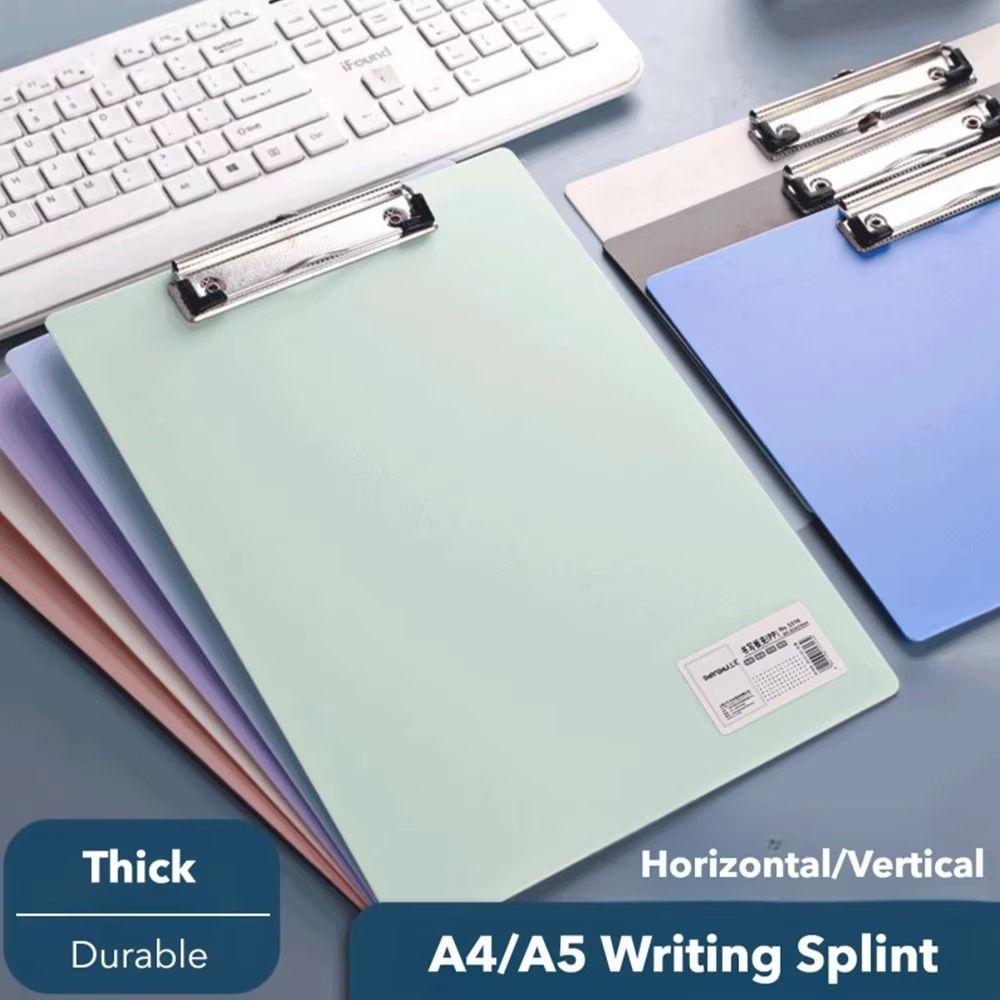 High Quality A4 A5 Writing Clipboard With Hanging Hole And Organizer Pad a4 purple Vertical